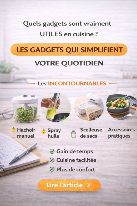 Les gadgets qui simplifient vraiment votre quotidien en cuisine