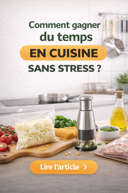 Comment gagner du temps en cuisine sans stress ?
