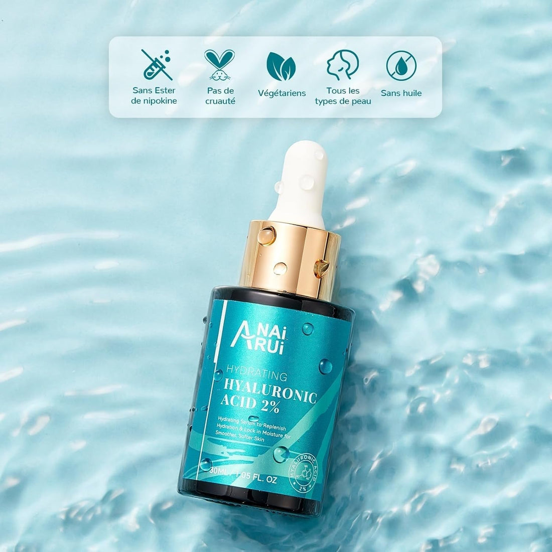 Sérum à l’Acide Hyaluronique : Le secret d’une peau hydratée, repulpée et lumineuse