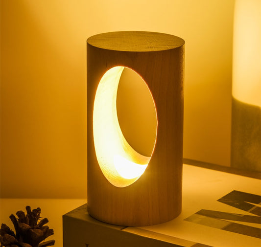 Lampe de lecture bois chic
