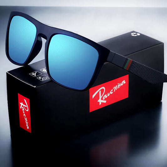 Fashion Square Vintage Polarized Sunglasses Men Women Retro Driving Fishing Sun Glasses UV400 Eyewear